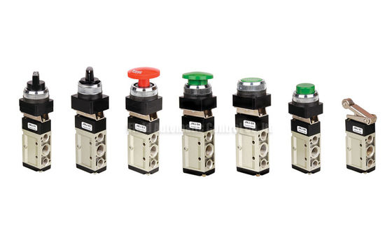 Aluminum Alloy G1/4" 3-Way Mechanical Control Valve 0 - 1MPa