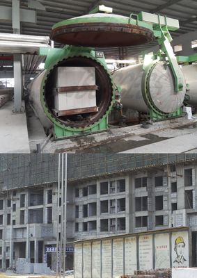 Steam Brick AAC Stainless Steel Autoclave Automatic Steam Sterilizer