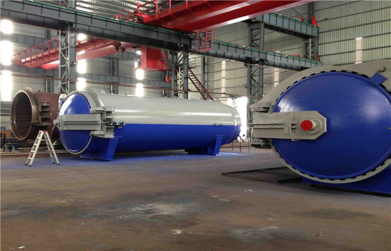 Pneumatic Laminated Vulcanizing Autoclave , Pressure In Autoclave By PLC Controller