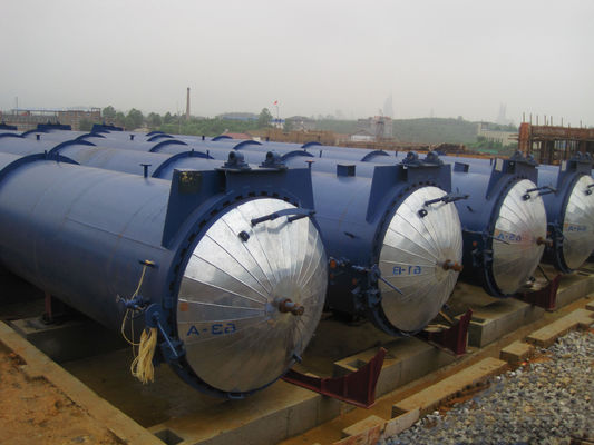Large - Scale Steam Brick / AAC Concrete Autoclave Φ2.68 × 31m / Pressure Vessel