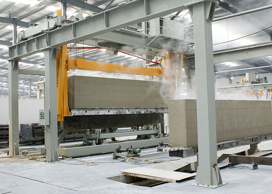 Ignifugation de l'usine concrète aérée stérilisée à l'autoclave de brique de la machine de bloc d'AAC/AAC