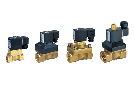 5Mpa High Pressure 2 Way Pneumatic Solenoid Valve Burket Equivalent