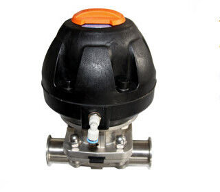 Pneumatic Diaphragm Valve Stainless Steel Valves with Plastic Atuator DN25 - DN50
