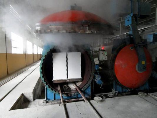 AAC block autoclave for the autoclaved aerated concrete block making plant