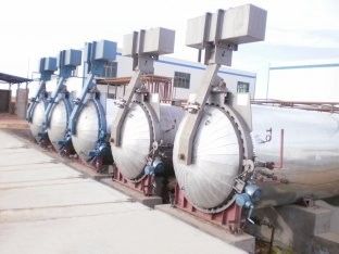 Diameter 2.68 meter aac brick autoclave used in wood, metallurgy