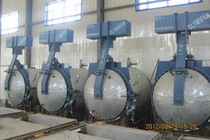 Chemical Industrial Concrete AAC Autoclave Pressure Vessel With Saturated Steam