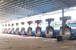 Chemical Industrial Concrete AAC Autoclave Pressure Vessel With Saturated Steam