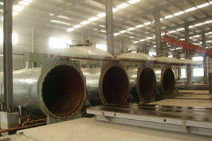 Chemical Industrial Concrete AAC Autoclave Pressure Vessel With Saturated Steam