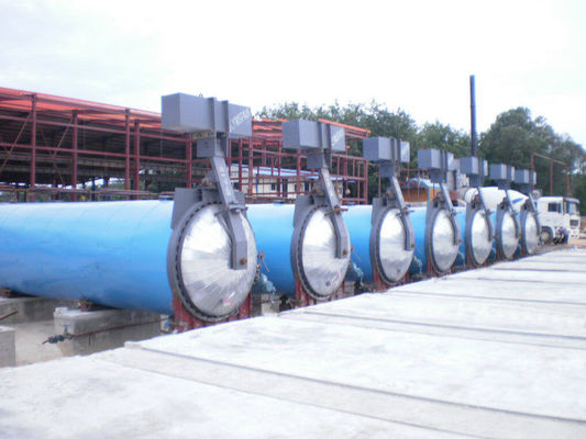 Saturated Steam Wood Chemical Autoclave / Wood Block Machine , High Temperature