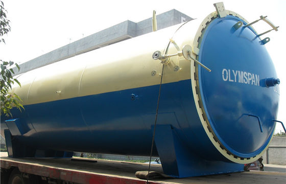 Large - Scale Steam Vulcanizing Laminated Glass Autoclave / Auto Clave Machine Φ3.2m