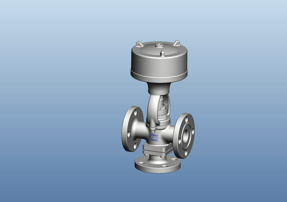 Automatic Metal 3 Way 2 Position Pneumatic Valve Cutting Valves For Industrial