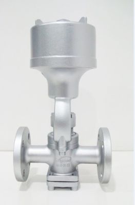 Pneumatic Control Steam Three Way Two Position Valve With Flange