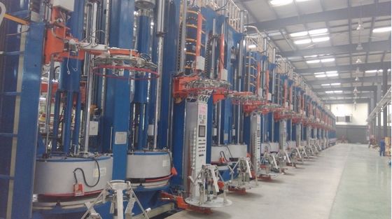 Rubber Tyre Vulcanizing Machine With PLC 21Mpa Hydraulic Pressure