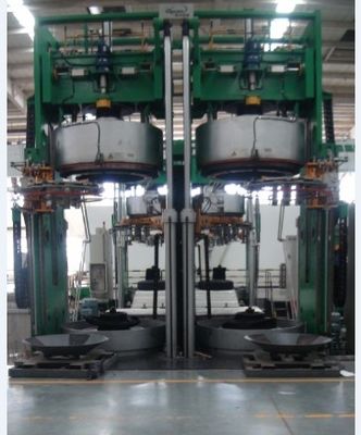 Vertical Rubber Vulcanizer Two Mold Tyre Vulcanizing Machine PLC Control