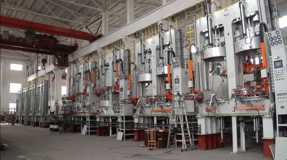 17Mpa Hydraulic Tyre Curing Press , PLC Rubber Hydraulic Vulcanizing Press