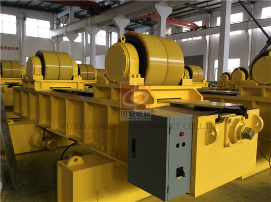Reliable Conventional Pipe Welding Rotator 300T PU Roller With Moving Bogie