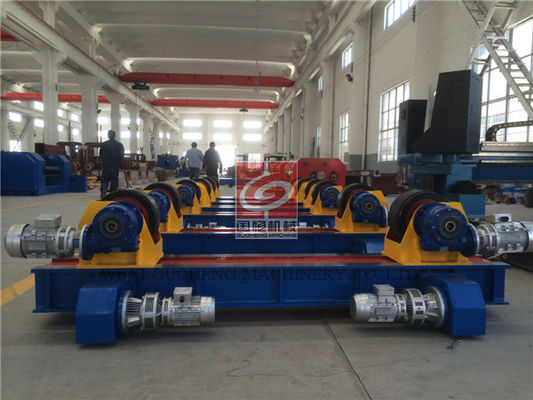 Adjustable Pipe Welding Rotator 10T Conventional With PU / Metallic Roller