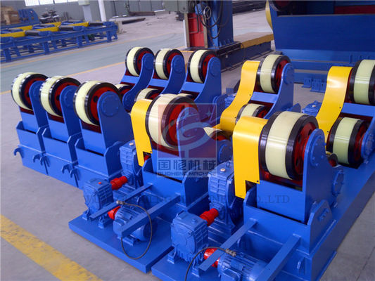 Self Aligning Pipe Welding Rotator PU Rollers 40T with Single Drive