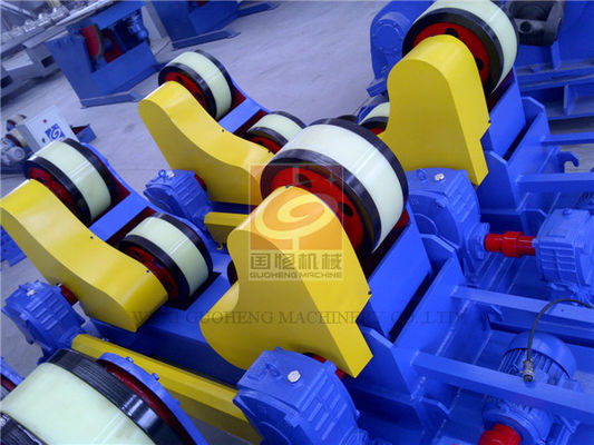 Self Aligning Pipe Welding Rotator PU Rollers 40T with Single Drive