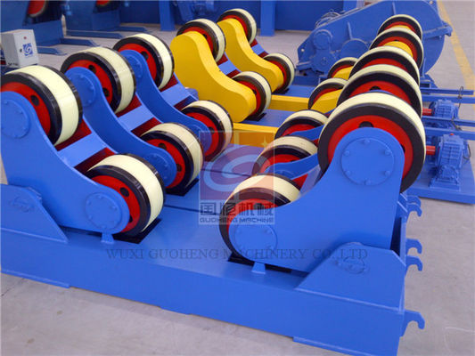 Self Aligning Pipe Welding Rotator PU Rollers 40T with Single Drive