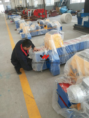 5 Tons Bolt Adjustable Pipe Welding Rotator Schneider , Green Welding Machine