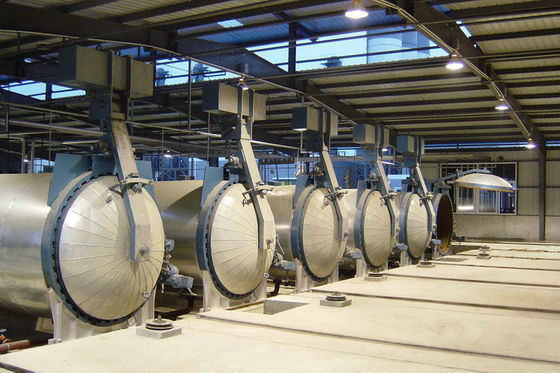 Large - Scale Steam Brick / AAC Concrete Autoclave Φ2.68 × 31m / Pressure Vessel