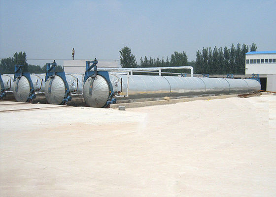 High Temperature Side Opening AAC Autoclave , AAC Block Making Machine