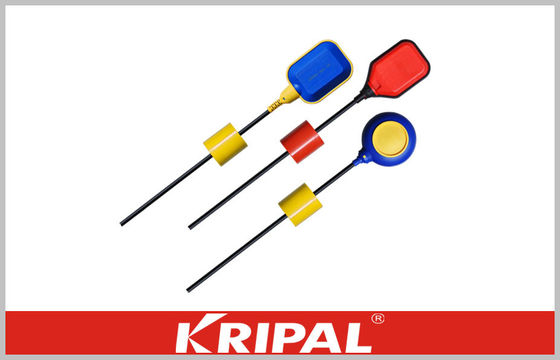 Water Pump 3 Wire Cable Float Level Switch , High Temperature Float Switch 3m 5m 10m