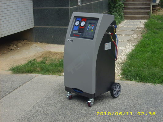 Automatic Car AC Recycling Machine / Auto Refrigerant Recovery Machine with Nitrogen Leakage test and printer