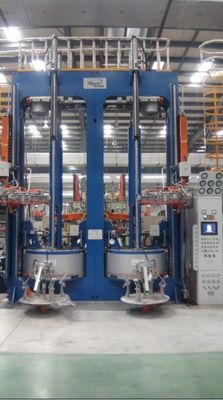 Temperature Control Curing Press Machine , Precision Tyre Vulcanizing Machine