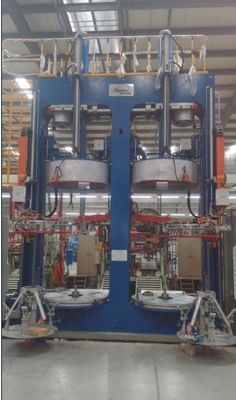 Dual Mode Rubber Curing Press Machine Automatic 1.6 Mpa Tyre Vulcanization