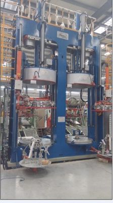 Mechanical PLC Tire Curing Press Machine With Automatic Dual mode