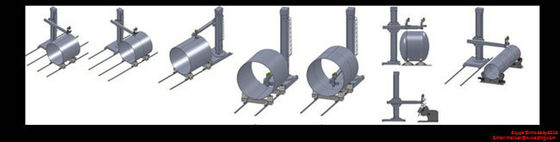 Fixed Vessel Fit Up Welding Manipulator 8 * 8m Automated Welding Equipment With Trolley