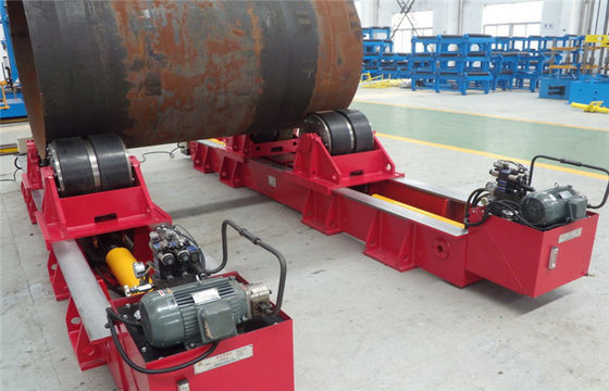 30T / 60T Cylinder / Pipe Welding Rotator , Hydraulic adjustment Fit - up Tank Rotators