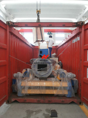 VFD Control 20T Pipe Tank Welding Rotator Metal Roller For Marine Building Industry
