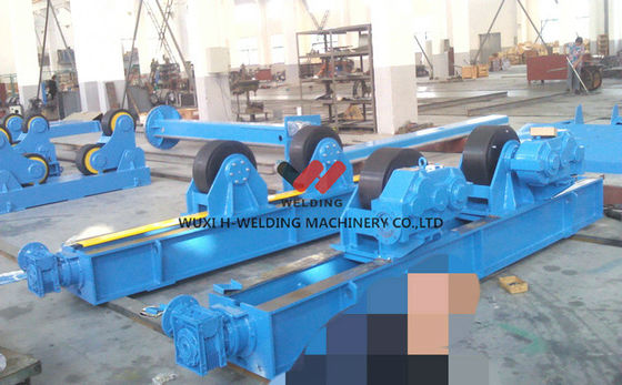 Manual Screw Vessel Pipe Welding Rolls 10T For Polishing / Welding Machinery