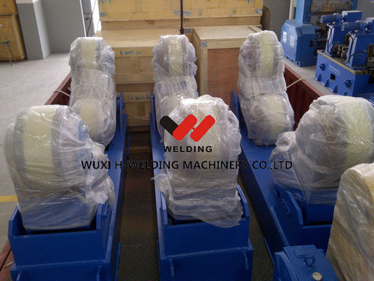 Variable Frequency Reliable Pipe Welding Rotator 100T For Tank / Boiler Welding