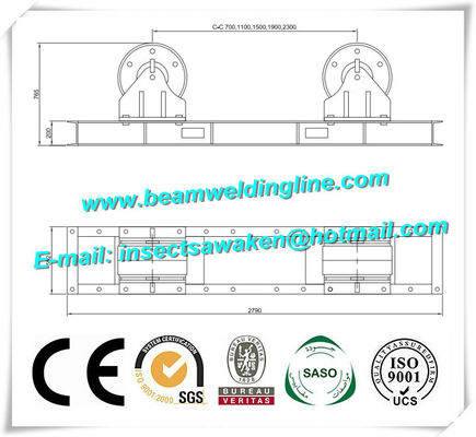Automatic Pipe Welding Rotator , Welding Manipulator / Welding Turning Rolls