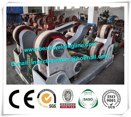 Blue Conventional Welding Rotator , Self Aligned Welding Turning Rolls