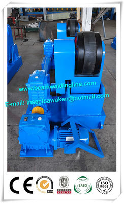 Blue Conventional Welding Rotator , Self Aligned Welding Turning Rolls