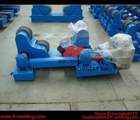 80 Ton Full-Automatic VFD Control Pipe Welding Rotators For Cylinder Seam Welding
