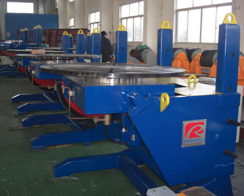 Tilting Rotary Rotary Welding Positioners 1200kg Height Adjustable With Slewing Bearing