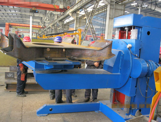 2ton Special Welding Positioner Blue For Elbow Flange Shaft