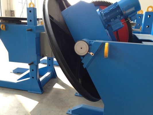 Standard Hydraulic Pipe Weld Positioners , Steel Fabrication Rotary Welding Table