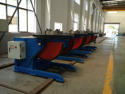 Automatic height adjustable welding positioner / Elevating positioning rotating machine