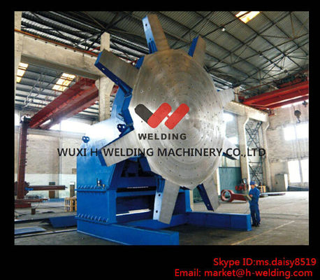 High Frequency Pipe Welding Positioners 30 Ton Head Tail Welding Turn Table