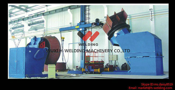 Marine Building Welding Rotary Table / Welding Turntable Round or Custom Shape