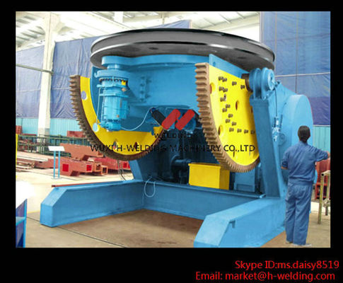 Tank / Vessel Auto Welding Positioners VFD Control Self Adjustable Table With Foot Switch