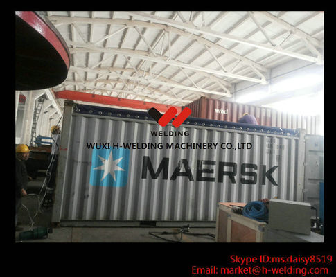 1.2T Pressure Vessel Pipe Rotary Welding Positioner With Worktable Revolving And Tilting Type