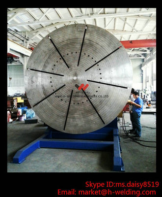 1.2T Pressure Vessel Pipe Rotary Welding Positioner With Worktable Revolving And Tilting Type